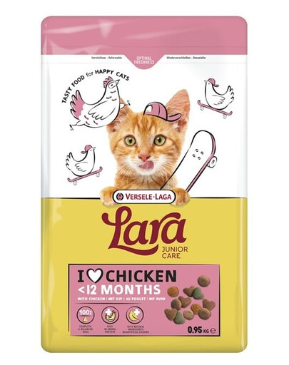 Lara Junior Chicken 950 g karma dla kociąt i młodych kotów z kurczakiem