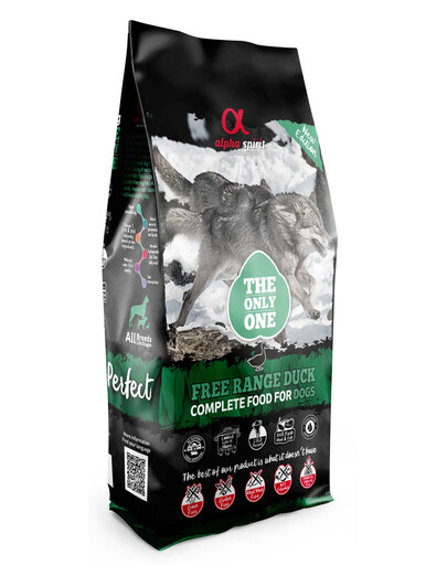 Pełnoporcjowa sucha karma dla psów Free range duck kaczka 12 kg