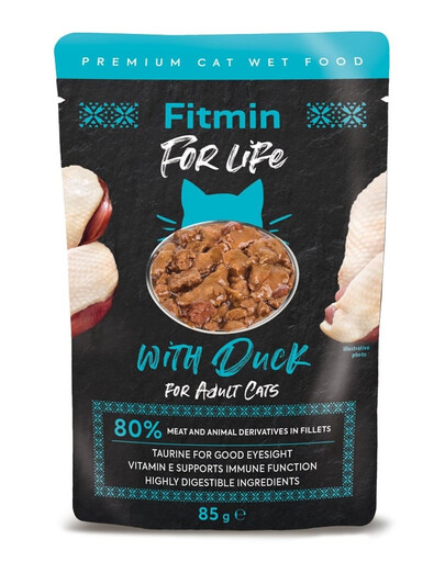 For life Adult Duck 85g saszetka dla kota