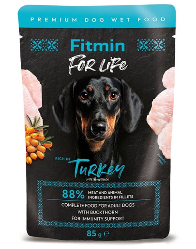 For Life Dog Adult Turkey 85 g indyk z rokitnikiem w sosie