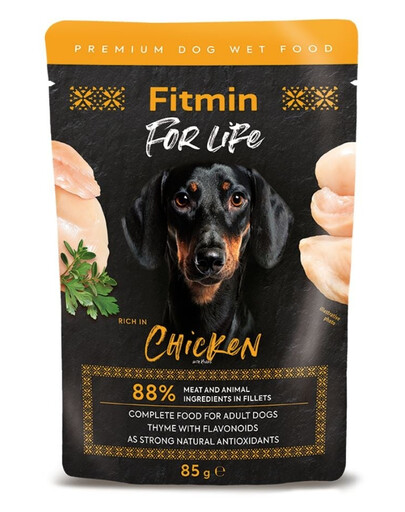 For Life Dog Adult Chicken 85 g kurczak z ziołami w sosie
