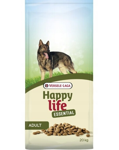 Happy Life Adult Essential 20 kg karma dla psów z kurczakiem