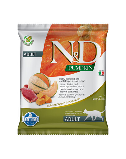 N&D Cat Pumpkin Duck&Cantaloupe Melon Adult 50g