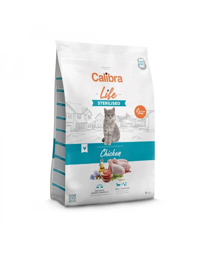 Cat Life Sterilised Chicken 6 kg bezzbożowa karma dla kotów po sterylizacji lub kastracji