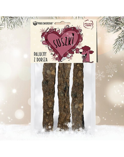 Suszki świąteczne Paluchy z dorsza 60g