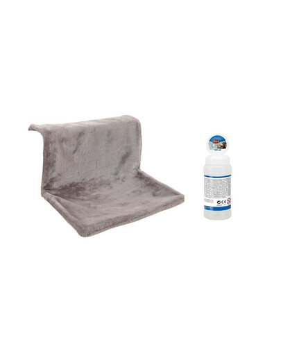 ZOLUX Zestaw świąteczny Hamak na kaloryfer dla kota + bańki z kocimiętką 120 ml