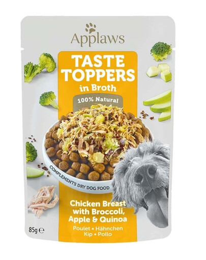 APPLAWS Taste Toppers kanafilee, brokoli ja kinoa puljongis 85 g