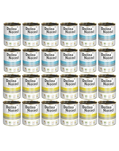 DOLINA NOTECI Mix smaków Premium Bogata w kurczaka i jagnięcinę 24x800g