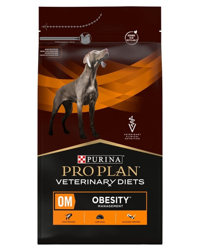 PRO PLAN Veterinary Diets Canine OM Obesity Management 3 kg dla psów do redukcji nadmiernej masy ciała