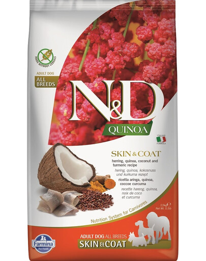 N&D Quinoa Dog Skin and Coat Herring 100 g