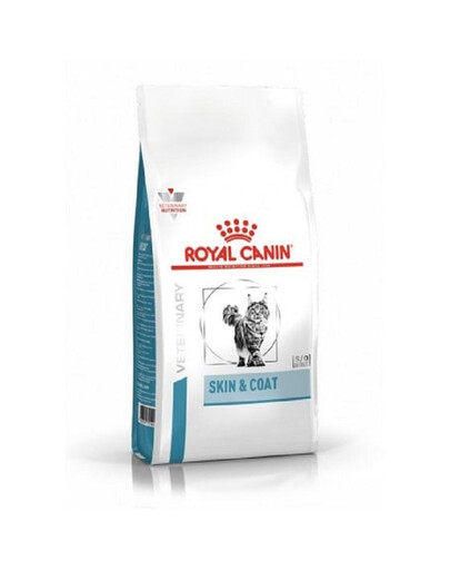 ROYAL CANIN Veterinary Cat Skin Coat 2x1,5 kg dietetyczna karma dla kotów z wrażliwą skórą