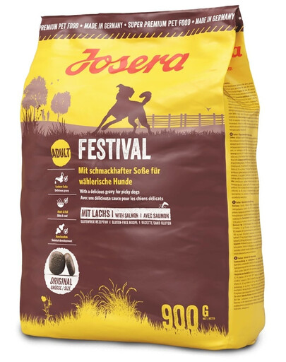 JOSERA Dog Festival 12x900g dla wybrednych psów, z pysznym sosem