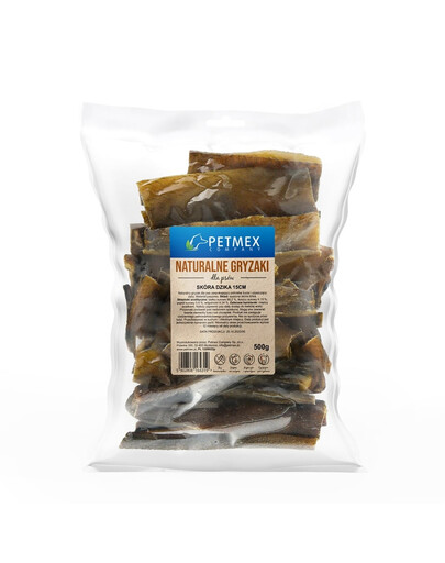 Skóra Dzika 15cm 500g naturalny gryzak dla psów