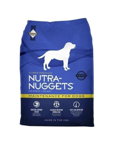 NUTRA NUGGETS Maintenance dla psów mało i średnio aktywnych 15 k