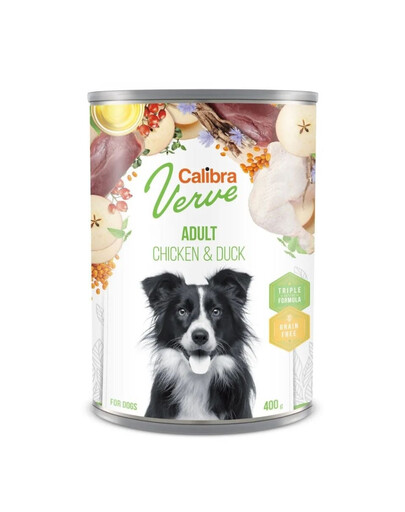 Dog Verve GF Adult Chicken & Duck 400 g bezzbożowa mokra karma z kurczakiem i kaczką dla psów