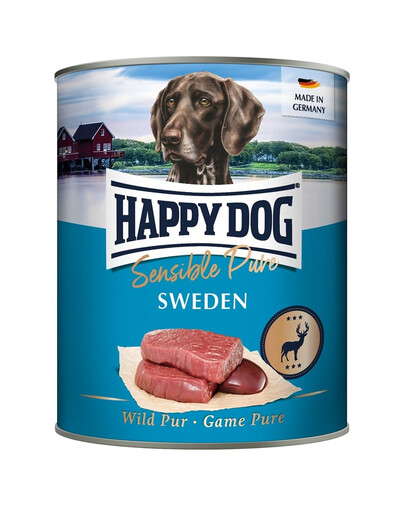 Sensible Pure Sweden Dziczyzna 800g mokra karma dla psów