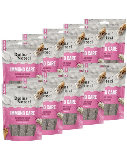 DOLINA NOTECI Smart Chews Immuno Care 10x100g wsparcie odporności, suszone przysmaki dla psa
