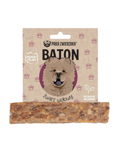 PAKA ZWIERZAKA Baton Żwacz wołowy 12 cm 35 g gryzaki dla psów