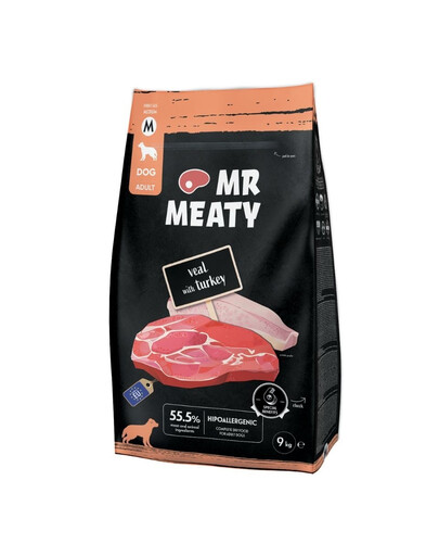 Dog Veal with Turkey M 9 kg cielęcina z indykiem, sucha karma dla psów