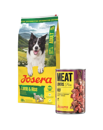 JOSERA Lamb and Rice Adult 12,5kg monoproteinowa karma dla psów + puszka 800g GRATIS
