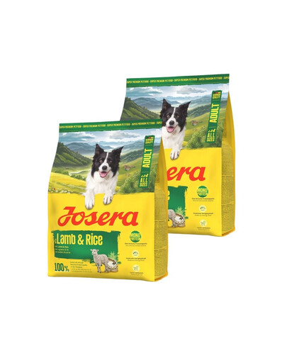 JOSERA Lamb and Rice Adult 2x900g monoproteinowa karma dla psów
