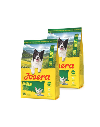 JOSERA Festival 2x3kg dla wybrednych psów z pysznym sosem