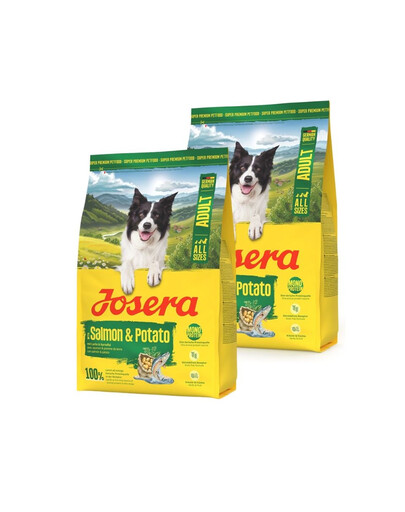 JOSERA Salmon and Potato Adult 2x3kg bezzbożowa karma dla psów z wrażliwym żołądkiem