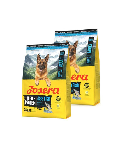 JOSERA High Protein Adult Sea Fish 2x3kg wysokobiałkowa karma dla psów