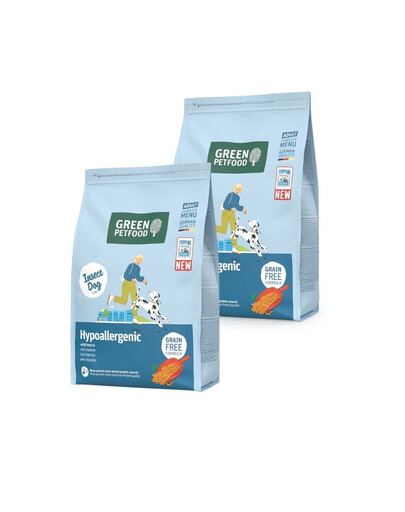 GREEN PETFOOD InsectDog Hypoallergenic 2x3kg bezzbożowa karma z białkiem owadów dla psów