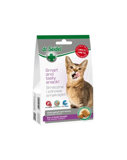 DR SEIDEL Smakołyki na świeży oddech dla Kotów 50g