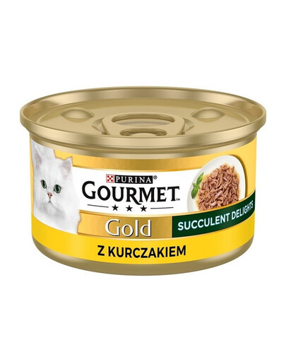 GOURMET Gold Adult Succulent Delights z kurczakiem 24x85g