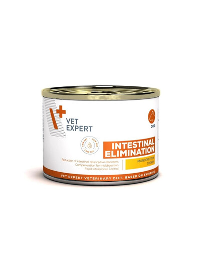 VET EXPERT Veterinary Diet Dog Intestinal 200g jagnięcina, mokra karma dla psów z zaburzeniami funkcji przewodu pokarmowego