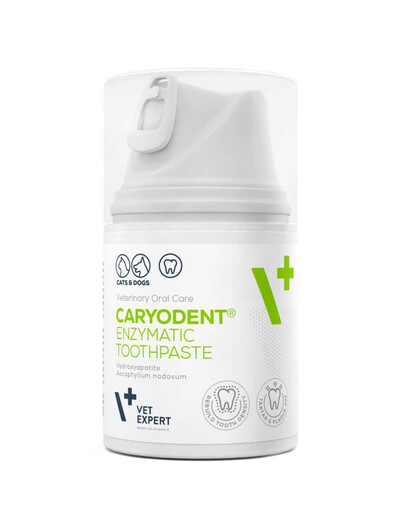 VET EXPERT Caryodent Enzymatic Toothpaste 50 ml enzymatyczna pasta do zębów dla psa i kota