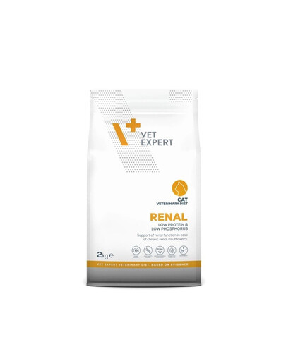 VET EXPERT Veterinary Diet Cat Renal 2 kg karma dla kotów wspierająca funkcjonowanie nerek