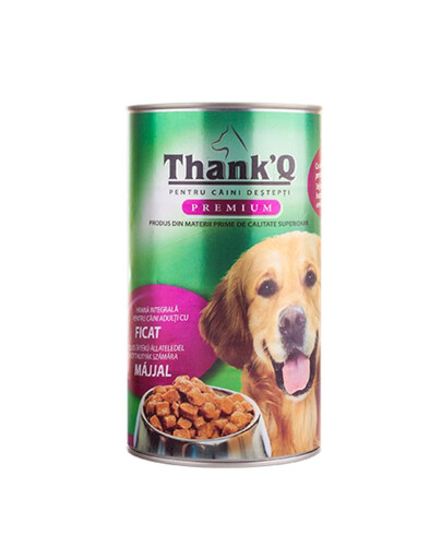 THANK'Q z wątróbką 1240 g mokra karma dla psa