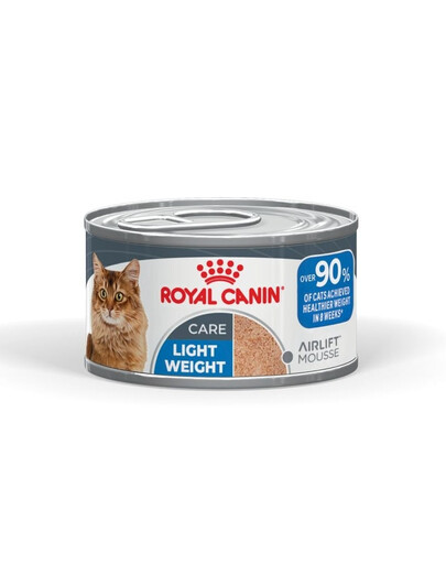 ROYAL CANIN Light Weight Care AirLift 12x85g karma mokra, mus dla kotów dorosłych, utrzymanie prawidłowej masy ciała
