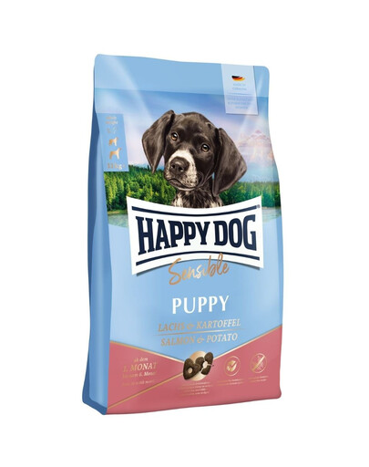 HAPPY DOG Sensible Puppy Łosoś i ziemniak 4 kg sucha karma dla szczeniąt