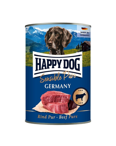 HAPPY DOG Sensible Pure Germany Wołowina 400 g karma mokra dla psów