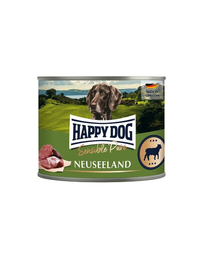 HAPPY DOG Sensible Pure Nowa Zelandia Jagnięcina 200 g karma mokra dla psów