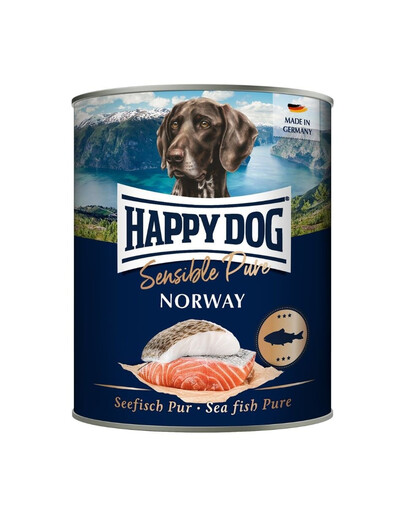 HAPPY DOG Sensible Norway Ryba 800 g karma mokra dla psów