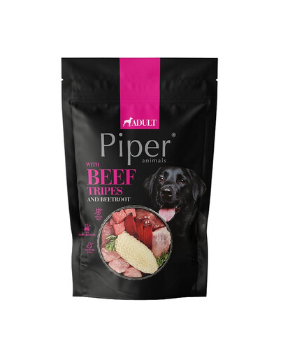 PIPER Animals z żołądkami wołowymi i burakiem 500 g mokra karma dla psa