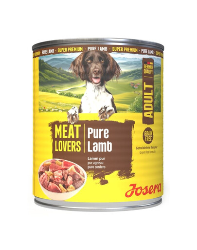JOSERA Meat Lovers Pure Lamb 800 g jagnięcina, mokra karma dla psów