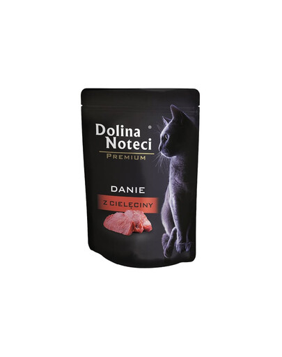 DOLINA NOTECI Premium danie z cielęciny 85 g mokra karma dla kota