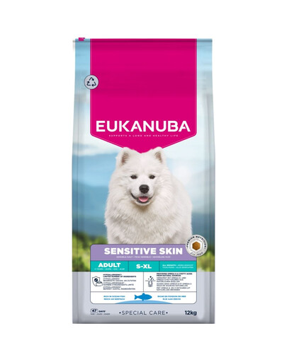 EUKANUBA Special Care Adult Sensitive Skin 12 kg sucha karma dla dorosłych psów z wrażliwą skórą