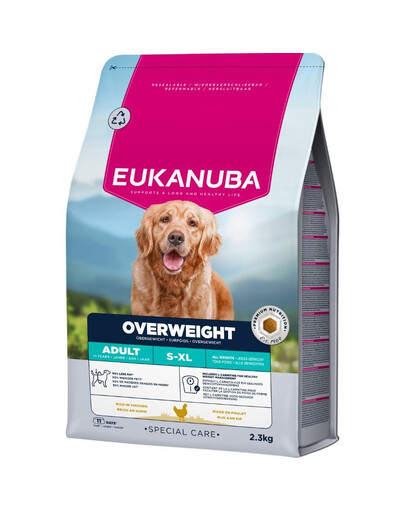 EUKANUBA Special Care Adult Overweight 2,3 kg sucha karma dla dorosłych psów z nadwagą