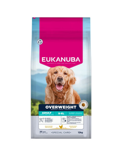 EUKANUBA Special Care Adult Dogs Overweight 2,3 kg sucha karma dla dorosłych psów z nadwagą