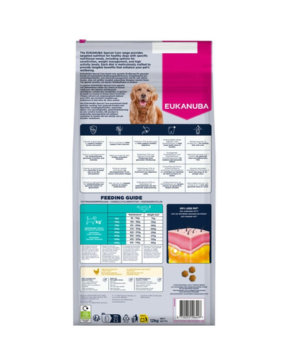 EUKANUBA Special Care Adult Dogs Overweight 12 kg sucha karma dla dorosłych psów z nadwagą