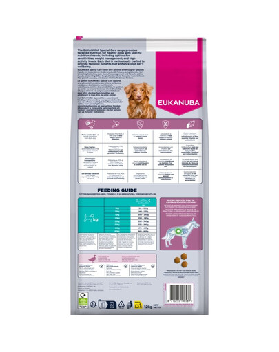 EUKANUBA Special Care Adult Mono-Protein Duck 12 kg sucha karma dla dorosłych psów, bogata w świeżo mrożoną kaczkę