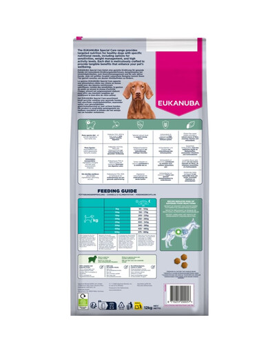 EUKANUBA Special Care Adult Mono-Protein Lamb 12 kg sucha karma dla dorosłych psów, bogata w świeżo mrożoną jagnięcinę
