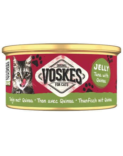 VOSKES Jelly Tuna with Quinoa 85 g tuńczyk z komosą w galaretce, karma uzupełniająca dla kota